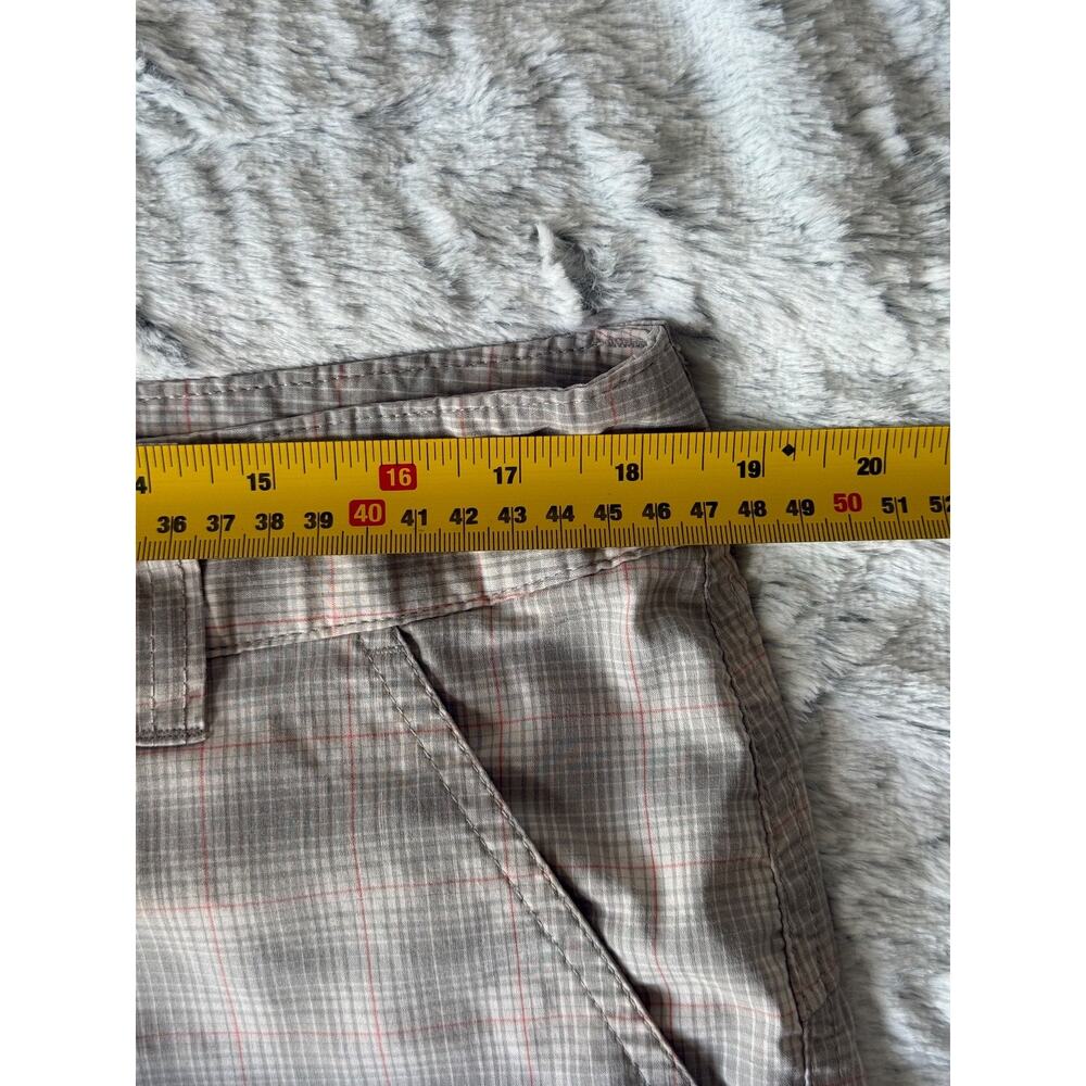 Columbia Omni-Wick Checkered Bermuda Shorts Women Size 14 Hiking Outdoor Plaid - Picture 7 of 8
